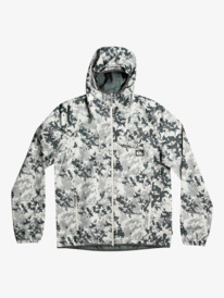 quiksilver, Lizard Runner Veste imperméable pour Homme, GRAY VIOLET NATURAL ABSTRACT (sfv6) Lizard Runner - Waterproof Jacket for Men EQYJK03957