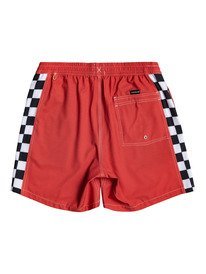 quiksilver, Mens Original Arch Volley 17" Swim Shorts, QUIK RED (rqr0) Quiksilver - Swim Shorts for Men EQYJV03760