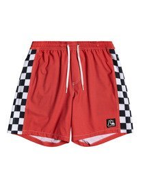quiksilver, Mens Original Arch Volley 17" Swim Shorts, QUIK RED (rqr0) Quiksilver - Swim Shorts for Men EQYJV03760