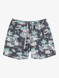quiksilver, Hotel Paradiso 17" Volleys, HOTEL PARADISO - BLACK (kvj9) Hotel Paradiso 17" - Swim Shorts for Men EQYJV03826