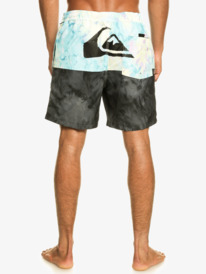 quiksilver, Butt Logo 17" - Swim Shorts for Men, BLACK (kvj6) Butt Logo 17" - Swim Shorts for Men EQYJV03994