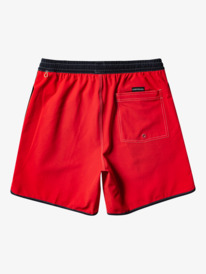 quiksilver, Original Scallop 17" Short de bain pour Homme, HIGH RISK RED (rqc0) Original Scallop 17" - Swim Shorts for Men EQYJV03996