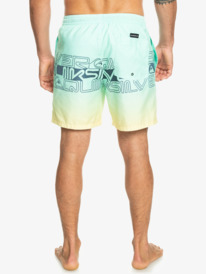 quiksilver, Everyday Wordblock 17" - Zwembroek voor Heren, BEACH GLASS (gcz6) Everyday Wordblock 17" - Swim Shorts for Men EQYJV04005