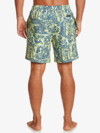 quiksilver, Surfsilk Mix 17" - Bermuda da bagno da Uomo, PARADISE GREEN (gdj8) SURFSILK MIX VOLLEY 17NB EQYJV04008