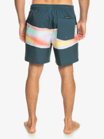 quiksilver, Surfsilk Air-Brush 17" - Short de bain pour Homme, MIDNIGHT NAVY (bsl6) Surfsilk Air-Brush 17" - Swim Shorts for Men EQYJV04011