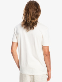 quiksilver, Essentials - Camiseta Orgánica para Hombre, ANTIQUE WHITE (wcl0) Essentials - Organic T-Shirt for Men EQYKT04092