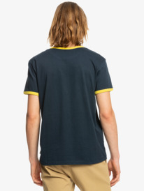 quiksilver, Sportsline Ringer - T-shirt pour Homme, NAVY BLAZER (byj0) Sportsline Ringer - T-Shirt for Men EQYKT04156