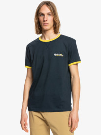quiksilver, Sportsline Ringer - T-shirt pour Homme, NAVY BLAZER (byj0) Sportsline Ringer - T-Shirt for Men EQYKT04156