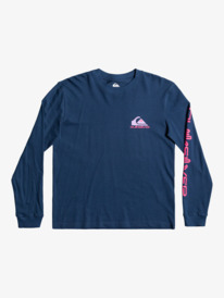 quiksilver, Pique Long Sleeve T-Shirt, INSIGNIA BLUE (bsn0) Pique - Long Sleeve T-Shirt for Men EQYKT04170