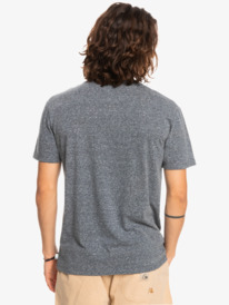 quiksilver, Retro Plan 2022 - Taschen-T-Shirt für Männer, NAVY BLAZER HEATHER (byjh) Retro Plan 2022 - Short Sleeve Pocket T-Shirt for Men EQYKT04237