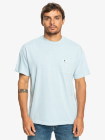 quiksilver, The Natural Dye - Camiseta para Hombre, CELESTIAL BLUE (bfy0) The Natural Dye - T-Shirt for Men EQYKT04265