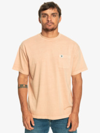 quiksilver, The Natural Dye - Camiseta para Hombre, CAFE CREME (tjb0) The Natural Dye - T-Shirt for Men EQYKT04265