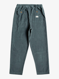 quiksilver, Cord Beach Cruiser Corduroy Pants, DARK SLATE (krd0) Cord Beach Cruiser - Elasticated Corduroy Trousers for Men EQYNP03254