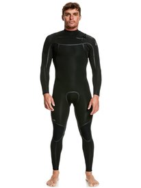 quiksilver, 3/2mm Everyday Sessions Combinaison Chest Zip pour Homme, BLACK (kvd0) 3/2mm Everyday Sessions - Chest Zip Wetsuit for Men EQYW103148
