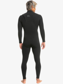 quiksilver, 4/3mm Highline - Chest Zip Wetsuit for Men, BLACK (kvd0) 4/3mm Highline - Chest Zip Wetsuit for Men EQYW103158
