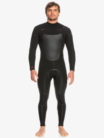 quiksilver, 5/4/3mm Marathon Sessions - Muta con zip sul petto da Uomo, BLACK (kvd0) 5/4/3mm Marathon Sessions - Chest Zip Wetsuit for Men EQYW103159