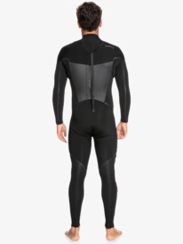 quiksilver, 4/3mm Marathon Sessions - Back Zip Wetsuit for Men, BLACK (kvd0) 4/3mm Marathon Sessions - Back Zip Wetsuit for Men EQYW103178