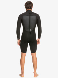 quiksilver, Mens 2/2mm Prologue Long Sleeve Back Zip Springsuit, BLACK (kvd0) 2/2mm Prologue - Long Sleeve Back Zip Springsuit for Men EQYW403020