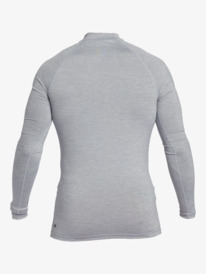 quiksilver, Mens All Time Long Sleeve UPF 50 Rash Vest, SLEET HEATHER (szph) ALL TIME LS EQYWR03297
