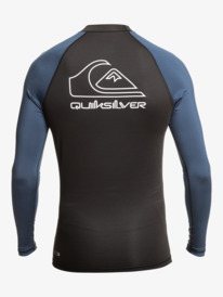 quiksilver, Mens On Tour Apac Long Sleeve UPF 50 Rash Vest, PROVENCIAL (blm0) ON TOUR LS EQYWR03299