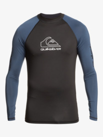 quiksilver, Mens On Tour Apac Long Sleeve UPF 50 Rash Vest, PROVENCIAL (blm0) ON TOUR LS EQYWR03299