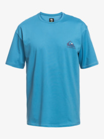 quiksilver, Comp Logo Surf - T-shirt de surf de manga curta com FPU 50 para Homens jovens, VALLARTA BLUE (byh0) Comp Logo Surf - Short Sleeve UPF 50 Surf T-Shirt for Men EQYWR03365