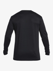 quiksilver, Mens Solid Streak Long Sleeve UPF 50 Surf T-Shirt, BLACK (kvj0) Solid Streak - Long Sleeve UPF 50 Surf T-Shirt for Men EQYWR03372