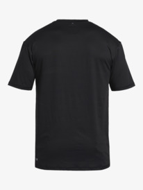 quiksilver, Mens Solid Streak Short Sleeve Surf T-Shirt, BLACK (kvj0) Solid Streak - Short Sleeve UPF 50 Surf T-Shirt for Men EQYWR03373