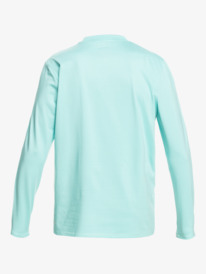 quiksilver, Heritage Heather Long Sleeve Upf 50 Surf T-Shirt Pour Homme, ANGEL BLUE HEATHER (bgdh) Heritage Heather - Long Sleeve UPF 50 Surf T-Shirt for Young Men EQYWR03381