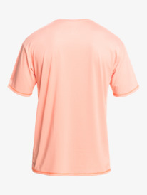 quiksilver, Heritage Heather - Short Sleeve UPF 50 Surf T-Shirt for Men, FRESH SALMON HEATHER (mhvh) Heritage Heather - Short Sleeve UPF 50 Surf T-Shirt for Men EQYWR03382