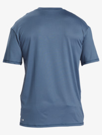 quiksilver, Solid Streak - Short Sleeve UPF 50 Surf T-Shirt for Men, BERING SEA (byg0) Solid Streak - Short Sleeve UPF 50 Surf T-Shirt for Men EQYWR03386