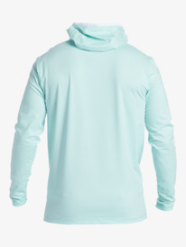 quiksilver, Heritage T-shirt de surf à manches longues pour Homme, SKY BLUE HEATHER (bgdh) HERITAGE HOOD EQYWR03411