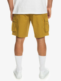 quiksilver, Relaxed - Calções cargo para Homens jovens, ECRU OLIVE (gmn0) Relaxed - Cargo Shorts for Men EQYWS03771
