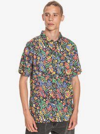 quiksilver, Paze Daze - Kurzärmliges Hemd für Männer, BLUE YONDER PAZE DAZE (bkz6) Paze Daze - Short Sleeve Shirt for Men EQYWT04024