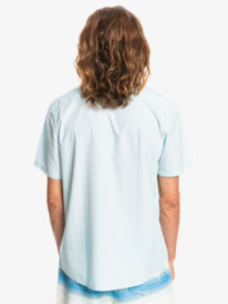 quiksilver, Winfall - Short Sleeve Shirt for Men, AIRY BLUE (bfa0) Winfall - Short Sleeve Shirt for Men EQYWT04124