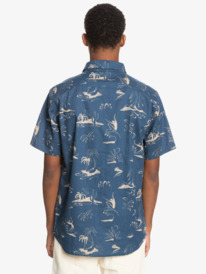 quiksilver, Мужская рубашка с коротким рукавом Endless Trip, SARAGOSA SEA ENDLESS TRIP (bsg6) Endless Trip - Short Sleeve Shirt for Men EQYWT04145