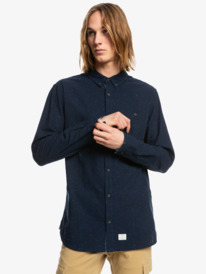 quiksilver, Belambro - Chemise manches longues pour Homme, NAVY BLAZER (byj0) Belambro - Long Sleeve Shirt for Men EQYWT04246