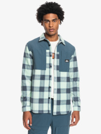 quiksilver, North Seas - Camicia a maniche lunghe da Uomo, FROSTY GREEN NORTH SEAS (gez6) North Seas - Long Sleeve Shirt for Men EQYWT04296