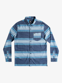 quiksilver, Lyne Chemise à manches longues en flanelle pour Homme, INSIGNIA BLUE LYNE (bsn4) Lyne - Long Sleeve Flannel Shirt for Men EQYWT04421