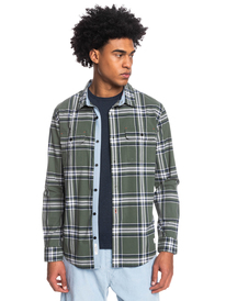 quiksilver, Kirkham 2022 - Camisa de Manga Larga para Hombre, THYME KIRKHAM US (cqy1) Kirkham 2022 - Long Sleeve Shirt for Men EQYWT04424
