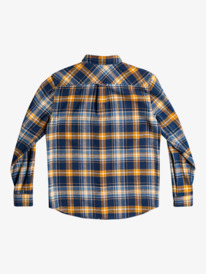 quiksilver, Intrepide Explorer Long Sleeve Flannel Shirt, INSIGNIA BLUE INTREPID (bsn1) Intrepide Explorer - Long Sleeve Flannel Shirt for Men EQYWT04433