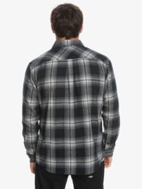 quiksilver, Saturn Plaid 2022 - Chemise manches longues pour Homme, BLACK SATURN (kvj1) Saturn Plaid 2022 - Long Sleeve Shirt for Men EQYWT04449