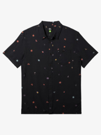 quiksilver, Minimark Short Sleeve Shirt, TARMAC MINIMARK (kta6) Minimark - Short Sleeve Shirt for Men EQYWT04462
