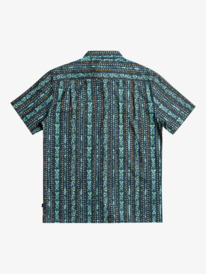 quiksilver, Tracks Short Sleeve Shirt, MIDNIGHT NAVY TRACKS (bsl6) Tracks - Short Sleeve Shirt for Men EQYWT04463