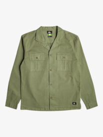 quiksilver, Mens Originally Project Long Sleeve Overshirt, FOUR LEAF CLOVER (gph0) Originally Project - Long Sleeve Overshirt for Men EQYWT04468