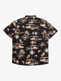 quiksilver, Airflow Cotton Short Sleeve Shirt, BLACK AIRFLOW (kvj6) AIRFLOW COTTON SS EQYWT04473