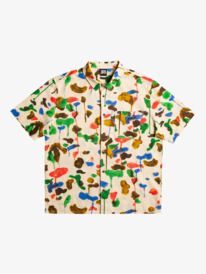 quiksilver, Natas Blank Chemise manches courtes pour Homme, BIRCH NATAS BLANK APPAREL (wdw7) Natas Blank - Short Sleeve Shirt for Men EQYWT04487