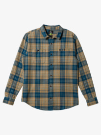 quiksilver, Mens Intrepide Explorer Long Sleeve Shirt, OLIVE GRAY INTREPID (tkg1) Intrepide Explorer - Long Sleeve Shirt for Men EQYWT04496
