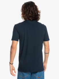 quiksilver, Script Talk Front 2022 - T-shirt pour Homme, NAVY BLAZER (byj0) Script Talk Front 2022 - T-Shirt for Men EQYZT07042
