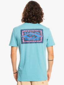 quiksilver, Echoes In Time 2022 - T-shirt pour Homme, DELPHINIUM BLUE (bjp0) Echoes In Time 2022 - T-Shirt for Men EQYZT07045